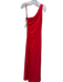 Lauren Ralph Lauren Size 10 Red Polyester Blend One Shoulder Ruched Gown Red / 10