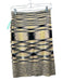 Missoni Size 40 Beige, Black, Yellow Elastic Waist Knee Length Skirt Beige, Black, Yellow / 40