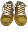 Golden Goose Shoe Size 38 Tan, Brown & White Suede Leather Star Low Top Sneakers Tan, Brown & White / 38