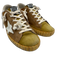 Golden Goose Shoe Size 38 Tan, Brown & White Suede Leather Star Low Top Sneakers Tan, Brown & White / 38
