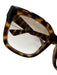 Gucci Brown Acetate Cat Eye Cheetah Sunglasses Brown