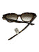 Gucci Brown Acetate Cat Eye Cheetah Sunglasses Brown