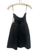 Herve Leger Size Est S Black Rayon Blend Sleeveless Above Knee Body Con Dress Black / Est S