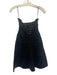Herve Leger Size Est S Black Rayon Blend Sleeveless Above Knee Body Con Dress Black / Est S