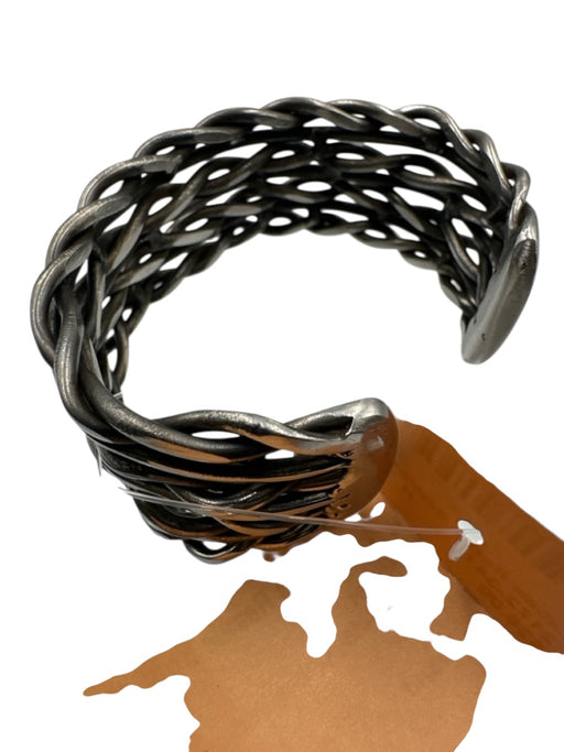 No Brand Silver Metal Chain Bangle Bracelet Silver