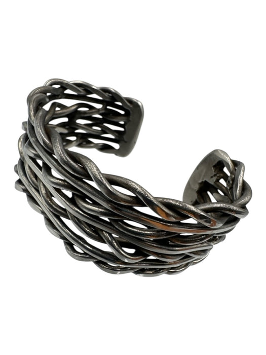 No Brand Silver Metal Chain Bangle Bracelet Silver