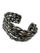 No Brand Silver Metal Chain Bangle Bracelet Silver