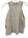 ALLSAINTS Size S Beige Cotton Sleeveless High Neck Knit Top Beige / S