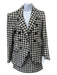 Veronica Beard Size 4 Black & White Cotton Blend Tweed Houndstooth Skirt Set Black & White / 4