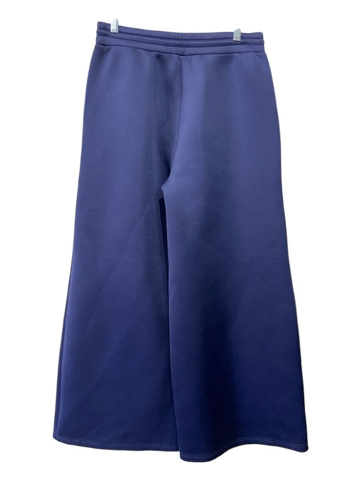 Cynthia Rowley Size M Navy Polyester Elastic Drawstring Wide Leg Neoprene Pants Navy / M