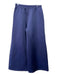 Cynthia Rowley Size M Navy Polyester Elastic Drawstring Wide Leg Neoprene Pants Navy / M