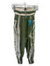 Johanna Ortiz Size 4 White & Green Cotton Geometric Print Flowy Jogger Pants White & Green / 4