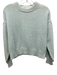 Kilte Size 2 Mint Green Extrafine Wool Long puff sleeve Ribbed Sweater Mint Green / 2