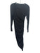 Veronica Beard Size S Black, Blue & Brown Tencel Ruched Geometric Print Dress Black, Blue & Brown / S