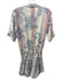 Poupette St. Barth Size S White, Blue & Red Viscose Short Sleeve Jumpsuit White, Blue & Red / S