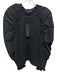 Veronica Beard Jeans Size S Black Cotton Blend Fabric Block Long Sleeve Top Black / S