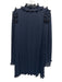Rebecca Taylor Size M Black & Brown Polyester Accordian Pleats Tie V Neck Dress Black & Brown / M