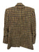 Veronica Beard Size 4 Yellow, Brown & Green No Fabric Tag Double Breast Jacket Yellow, Brown & Green / 4