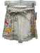 Zimmermann Size XS White, Yellow, Green Print Linen & Cotton Back Zip Shorts White, Yellow, Green Print / XS