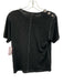 Veronica Beard Jeans Size S Black & Gray Pima Cotton Short Sleeve Ombre Top Black & Gray / S