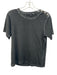 Veronica Beard Jeans Size S Black & Gray Pima Cotton Short Sleeve Ombre Top Black & Gray / S