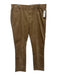 Peter Millar NWT Size 38 Brown Cotton Solid Corduroy Men's Pants Brown / 38