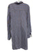 Pearl by Lela Rose Size Large Blue, Black, Brown Cotton Blend Long Sleeve Dress Blue, Black, Brown / Large