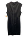 Badgley Mischka Size M / 10 Black Polyester Blend Sleeveless Mock Neck Dress Black / M / 10