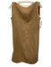 Tish Cox Size XS Tan Beige Sleeveless Boat Neck Shift Knee length Dress Tan Beige / XS