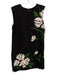Veronica Beard Size 4 Black, White, Green Viscose Blend Floral Sleeveless Dress Black, White, Green / 4
