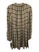 Veronica Beard Size 4 Green, Blue, Beige Flannel Plaid Zip & Button Dress Green, Blue, Beige / 4
