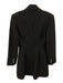 Veronica Beard Size 4 Black Double Breasted Zip Blazer Dress Black / 4