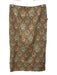 Veronica Beard Size 4 Orange, Green, Beige Paisley Back Zip Midi Skirt Orange, Green, Beige / 4