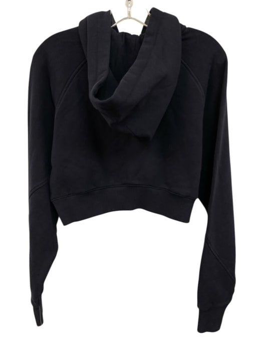 Kith Size S Navy Blue Cotton Cropped Snap Buttons Hoodie Sweater Navy Blue / S
