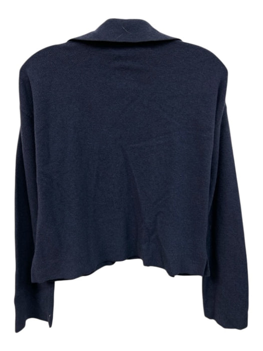 Veronica Beard Size S Blue Polyamide Blend Collared Long Sleeve Sweater Blue / S