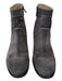 Alberto Fermani Shoe Size 39 Gray Suede round toe Ankle Interior Zip Booties Gray / 39