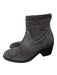 Alberto Fermani Shoe Size 39 Gray Suede round toe Ankle Interior Zip Booties Gray / 39