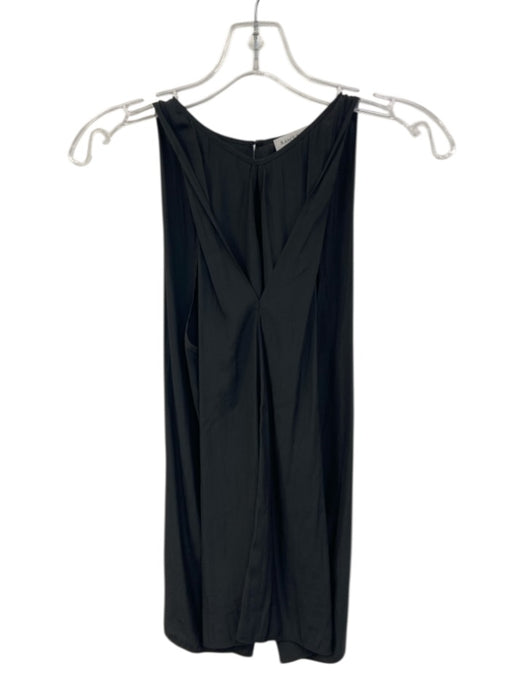 Ramy Brook Size S Black Polyester Sleeveless V Neck Cut Out Top Black / S
