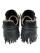 Esse Ut Esse Shoe Size 40 Black Leather Fringe Leather Laces Low Top Sneakers Black / 40