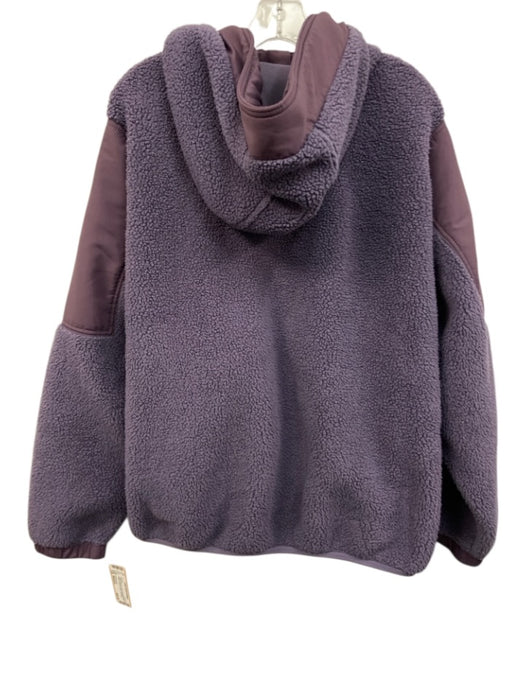 FP Movement Size Medium Purple Polyester Faux Shearling Mixed Fabric Sweater Purple / Medium