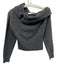 ASTR The Label Size Est Small Gray Long Sleeve Silver Hardware Ribbed Sweater Gray / Est Small