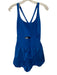FP Movement Size Medium Blue Sleeveless Cut Out Romper Blue / Medium