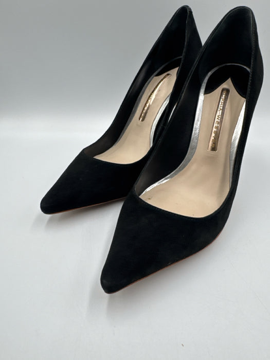 Sophia Webster Shoe Size 38.5 Black Leather Upper Suede Pointed Toe Pumps