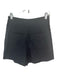 Vince Size 2 Black Linen Blend Pleat Detail Side Zip High Rise Shorts Black / 2