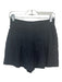 Vince Size 2 Black Linen Blend Pleat Detail Side Zip High Rise Shorts Black / 2