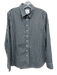 The Shirt Rochelle Behrens Size XL Black & White Cotton Blend Gingham Shirt Top Black & White / XL