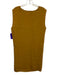 Ter Et Bantine Size 42 Camel Brown Viscose Sleeveless Round Neck Pockets Dress Camel Brown / 42