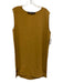 Ter Et Bantine Size 42 Camel Brown Viscose Sleeveless Round Neck Pockets Dress Camel Brown / 42