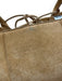 Bottega Veneta Camel Brown Suede leather Top Handle Intrecciato Shoulder Bag Camel Brown / M