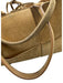 Bottega Veneta Camel Brown Suede leather Top Handle Intrecciato Shoulder Bag Camel Brown / M